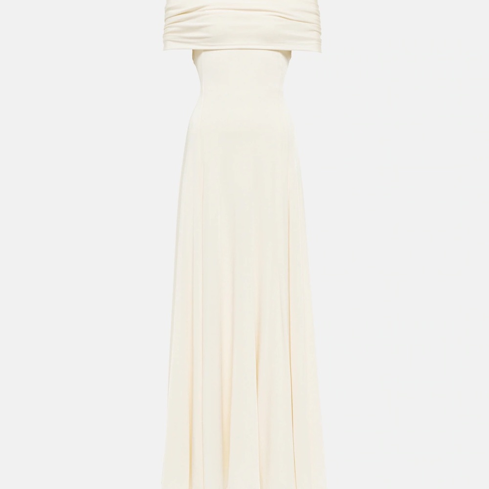 NWT KHAITE bridgit dress cream size M - Picture 2 of 6